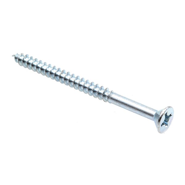 Prime-Line Wood Screw Flat Head, Phillips Drive No. 12 X 3in Zinc Plated Steel 50PK 9036306 - main